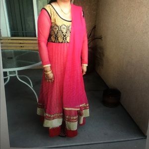 Pakistani dress anarkali indian kameez